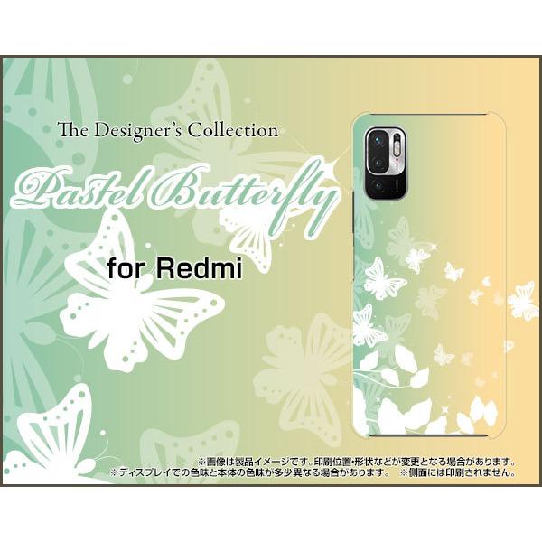 Redmi Note 10 JE XIG02 �X�}�z �P�[�X/�J�o�[ �K���X�t�B�����t Pastel Butterfly �p�X�e�� �� ���傤���� �o�^�t���C �O���[��