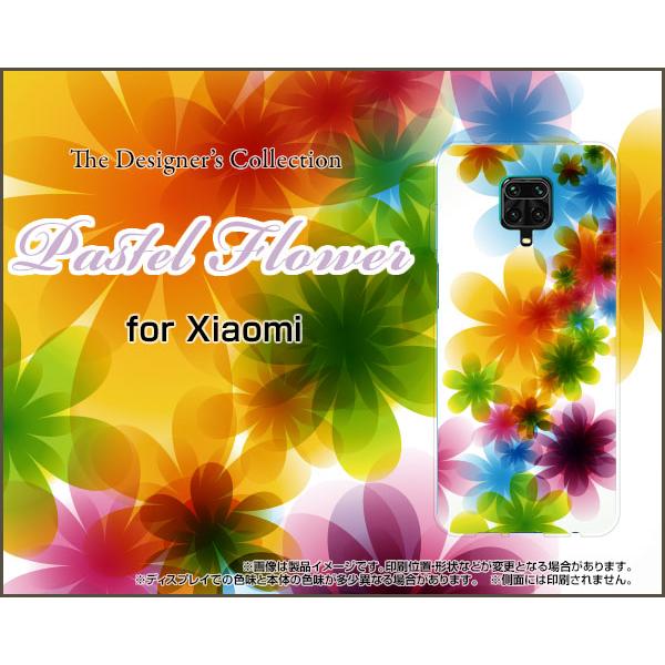 Redmi Note 9S ���b�h�~�[ �m�[�g �i�C���G�X TPU �\�t�g�P�[�X/�\�t�g�J�o�[ �K���X�t�B�����t Pastel Flower type001 �p�X�e�� �� �t�����[ �� ���C���{�[