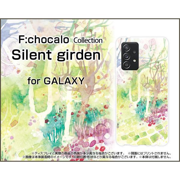 GALAXY A52 5G �M�����N�V�[ TPU �\�t�g �P�[�X/�J�o�[ �t���ی�t�B�����t Silent girden F:chocalo �f�U�C�� �� �V���v�� �C���X�g �͗l �X