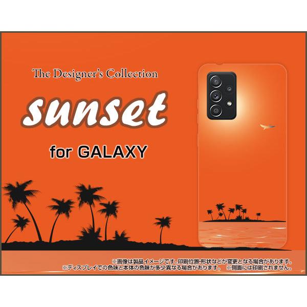 GALAXY A52 5G SC-53B MNV[ G[tBteB[c[ t@CuW[ TPU \tgP[X/\tgJo[ KXtBt Sunset  T}[ [ 