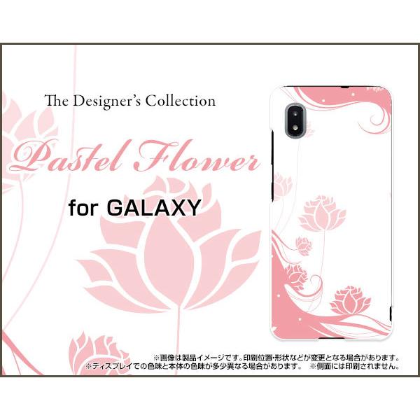 GALAXY A21 �V���v�� SCV49 TPU �\�t�g�P�[�X/�\�t�g�J�o�[ �t���ی�t�B�����t Pastel Flower type006 �p�X�e�� �s���N �� �t�����[
