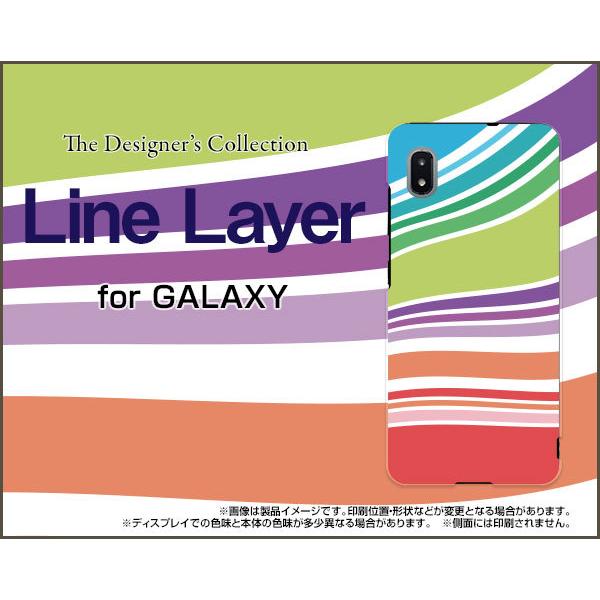 GALAXY A21 Vv SCV49 TPU \tgP[X/\tgJo[ KXtBt Line Layer type002 Jt {[_[ C[ zCgXgCv
