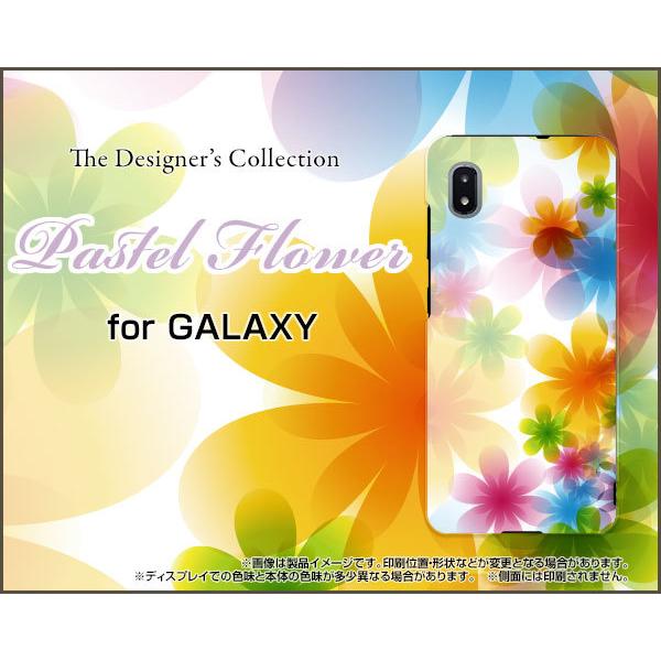 GALAXY A21 �V���v�� SCV49 TPU �\�t�g�P�[�X/�\�t�g�J�o�[ Pastel Flower type002 �p�X�e�� �� �t�����[ �� ���C���{�[