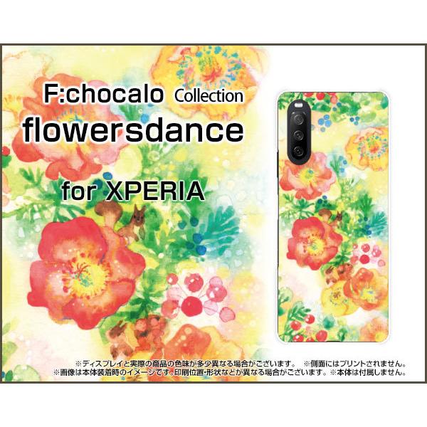 XPERIA 10 III Lite  �G�N�X�y���A �e�� �}�[�N�X���[ ���C�g �X�}�z �P�[�X/�J�o�[ Flowers dance F:chocalo �f�U�C�� �� �肷 �C���X�g ���� �I�����W