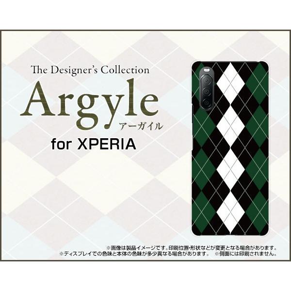 XPERIA 10 II SO-41A SOV43 GNXyA X}z P[X/Jo[ tیtBt Argyle(A[KC) type004 [ iq H` `FbN