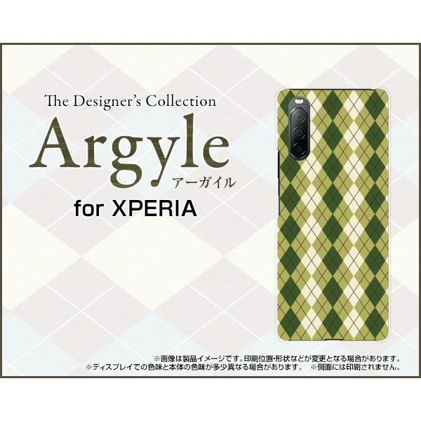 XPERIA 10 II SO-41A SOV43 GNXyA TPU \tgP[X/\tgJo[ tیtBt Argyle(A[KC) type005 [ iq H` `FbN