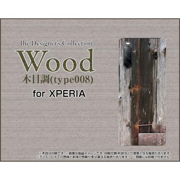 XPERIA 10 II SO-41A SOV43 GNXyA TPU \tgP[X/\tgJo[ tیtBt Woodiؖڒjtype008 wood Ebh DF OC Vv