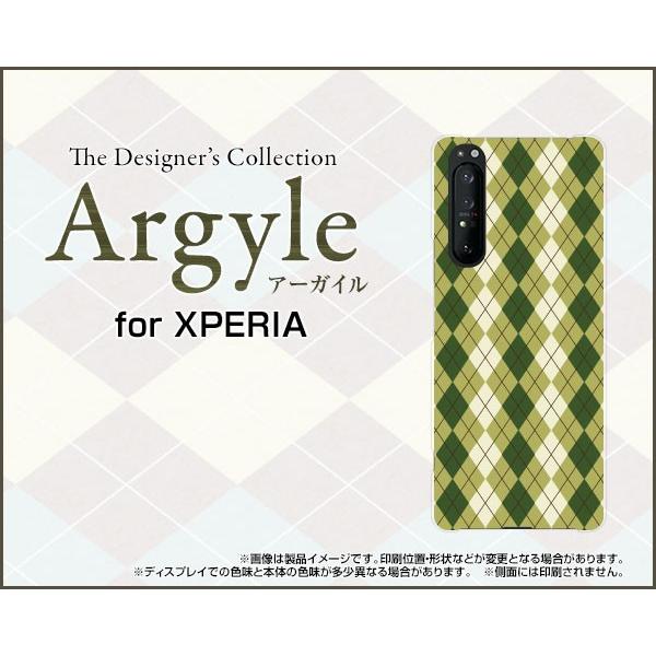 XPERIA 1 II SO-51A SOG01 GNXyA X}z P[X/Jo[ tیtBt Argyle(A[KC) type005 [ iq H` `FbN