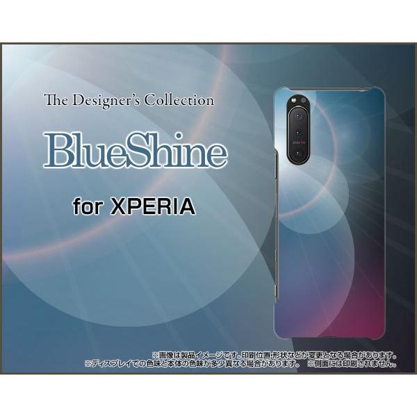 XPERIA 5 II SO-52A SOG02 GNXyA t@Cu }[Nc[ TPU \tgP[X/\tgJo[ tیtBt BlueShine lCr[ u[   