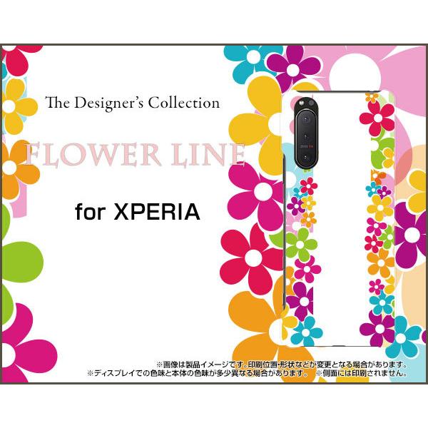XPERIA 5 II GNXyA t@Cu }[Nc[ TPU \tgP[X/\tgJo[ KXtBt FLOWER LINE  킢 |bv  t[