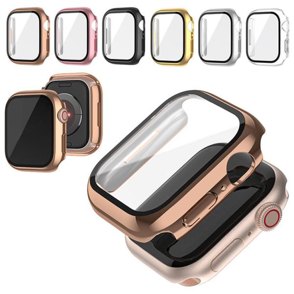Apple Watch Series 7 ケース ガラスフィルム ケース カバー 全面保護 液晶カバー アップルウォッチ シリーズ7 41mm/45mm ハードケース 保護ケース フィル