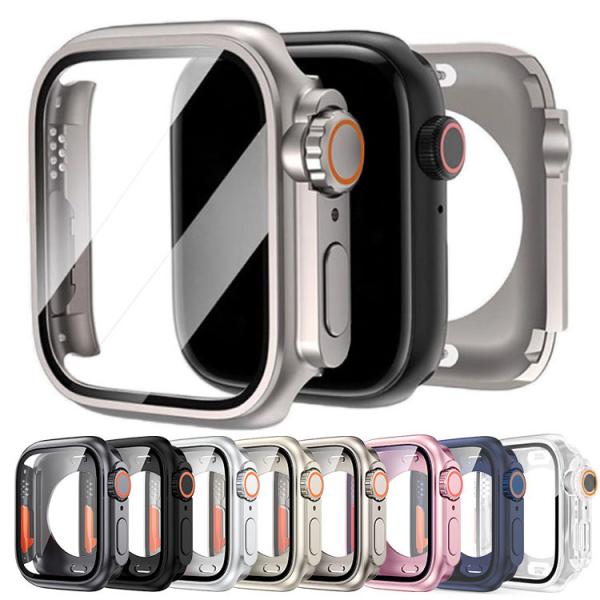 Apple Watch Series 11/10 ケース 耐衝撃 カバー 強化ガラス ガラスフィルム付き 全面保護 光沢/マット 液晶保護ケース アップルウォッチ10 42mm/46mm