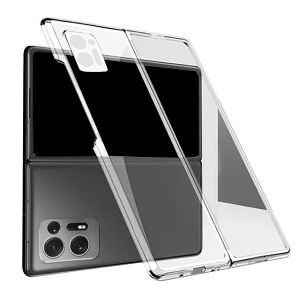 OPPO Find N2 ケース クリア カバー 透明 ハードカバー オッポ ファインド N2 アンドロイド おすすめ おしゃれ