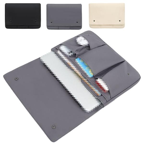 Surface Laptop Studio / Studio 2 ケース カバー キャンバス調 カバン型 バッグ型 シンプル ポケット付き セカンドバッグ型 サーフェス ラップトップ