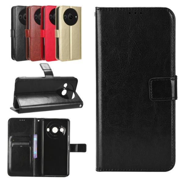 Leitz Phone 3 ケース ケース 手帳型 カバー PUレザー 手帳型レザーケース スタンド機能 カード収納  紐 ストラップ付き  ライツフォン3 アンドロイド