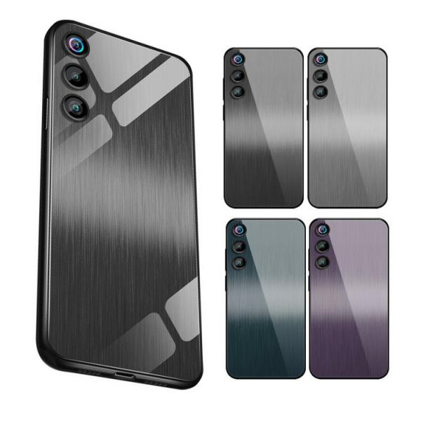 REDMAGIC 10 Air ケース / カバー TPU グラデーション ヘアラインストライプ 背面強化ガラス Nubia ヌビア レッドマジック10エアー おすすめ おしゃれ