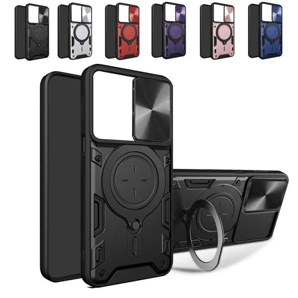 Moto g53j 5G ケース Moto g53y / g53s カバー 耐衝撃 ケース / 耐衝撃カバー マグネット式車載ホルダ対応 スタンド機能 リング付き 2重構造