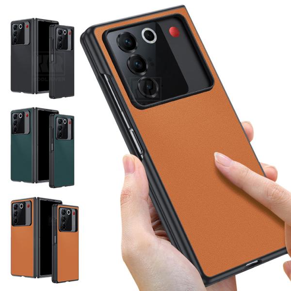 nubia Fold ケース 耐衝撃 カバー PUレザー 背面ケース ZTE ヌビア フォールド アンドロイド おすすめ おしゃれ