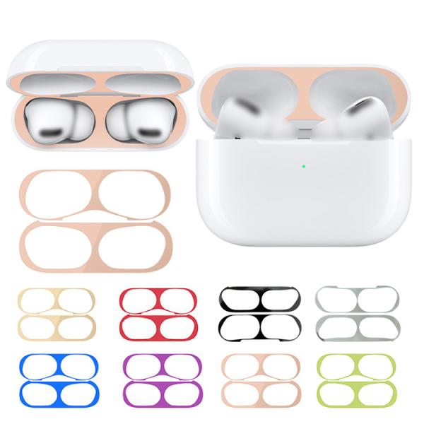 AirPods Pro 3 ダストガード 保護シート 防塵フィルム 金属 保護フィルム 汚れ防止 傷防止 Apple アップル エアーポッズ プロ3 第3世代 2025モデル 光沢