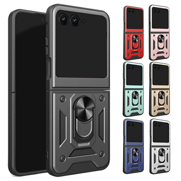Razr 60/60s/60d ケース Razr60 Ultra 耐衝撃 カバー 一体型リング付き マグネット式車載ホルダー対応 2重構造 ストラップホール付き Motorola モトローラ