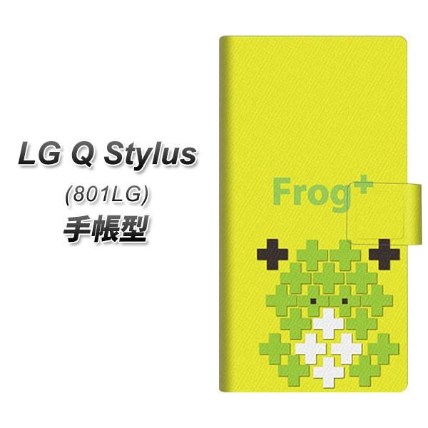 ���C���o�C�� LG Q Stylus 801LG �蒠�^ �X�}�z�P�[�X IA806 Frog+ ���J��