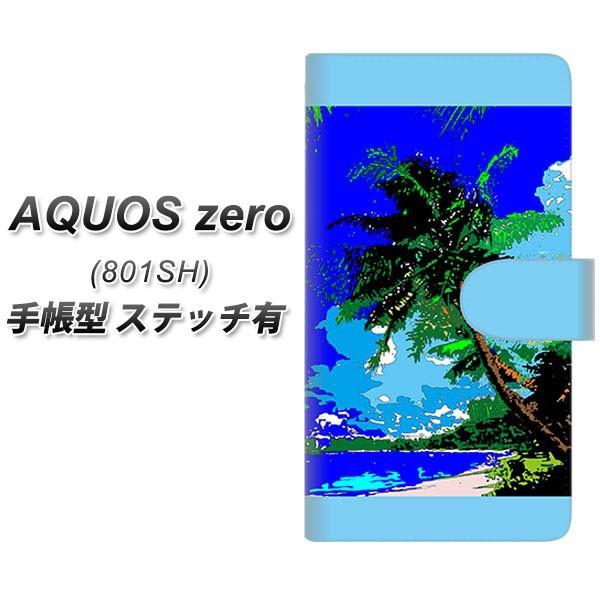 softbank �A�N�I�X �[�� 801SH �蒠�^ �X�}�z�P�[�X �y�X�e�b�`�^�C�v�z YC980 �g���s�J��01 ���J��