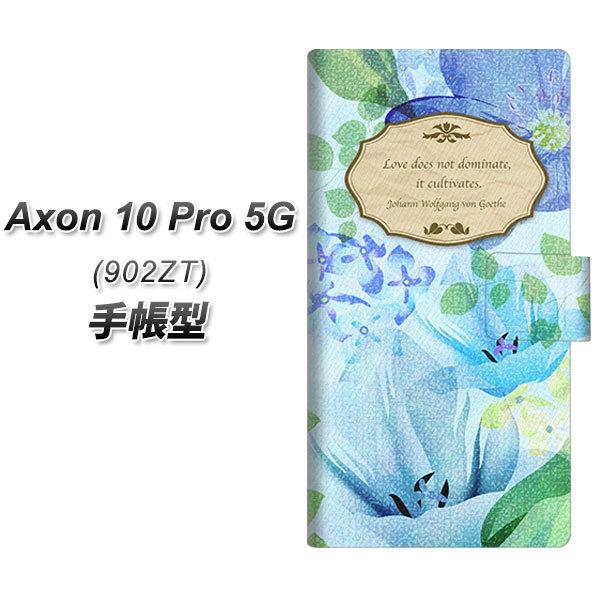 ZTE �A�N����10 Pro 5G 902ZT �蒠�^ �X�}�z�P�[�X SC865 ���o�e�B�v�����g �t�����[�G���u�����i�u���[�j UV��� ���J��