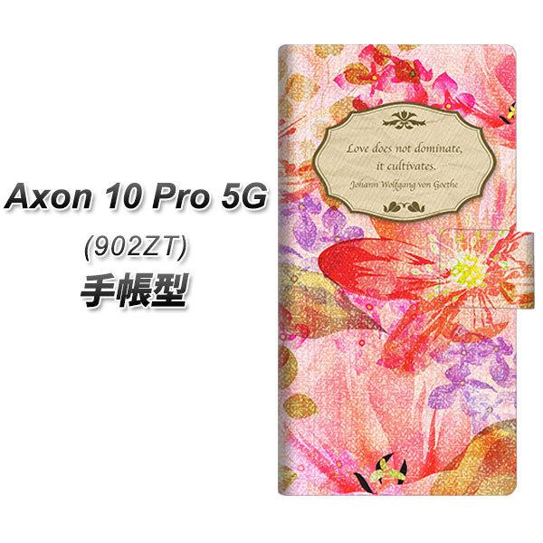 ZTE �A�N����10 Pro 5G 902ZT �蒠�^ �X�}�z�P�[�X SC866 ���o�e�B�v�����g �t�����[�G���u�����i���b�h�j UV��� ���J��