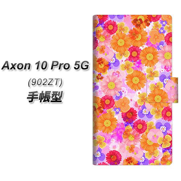 ZTE �A�N����10 Pro 5G 902ZT �蒠�^ �X�}�z�P�[�X SC869 ���o�e�B�v�����g �t���[���h�p���t�@�� �s���N UV��� ���J��