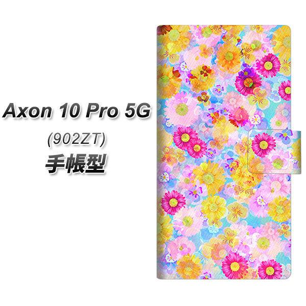ZTE �A�N����10 Pro 5G 902ZT �蒠�^ �X�}�z�P�[�X SC870 ���o�e�B�v�����g �t���[���h�p���t�@�� �u���[ UV��� ���J��
