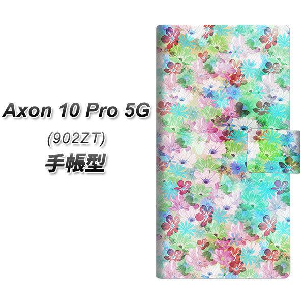 ZTE �A�N����10 Pro 5G 902ZT �蒠�^ �X�}�z�P�[�X SC872 ���o�e�B�v�����g �v���X�h�t�����[ �O���[�� UV��� ���J��