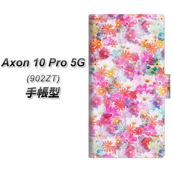 ZTE �A�N����10 Pro 5G 902ZT �蒠�^ �X�}�z�P�[�X SC874 ���o�e�B�v�����g �v���X�h�t�����[ �s���N UV��� ���J��