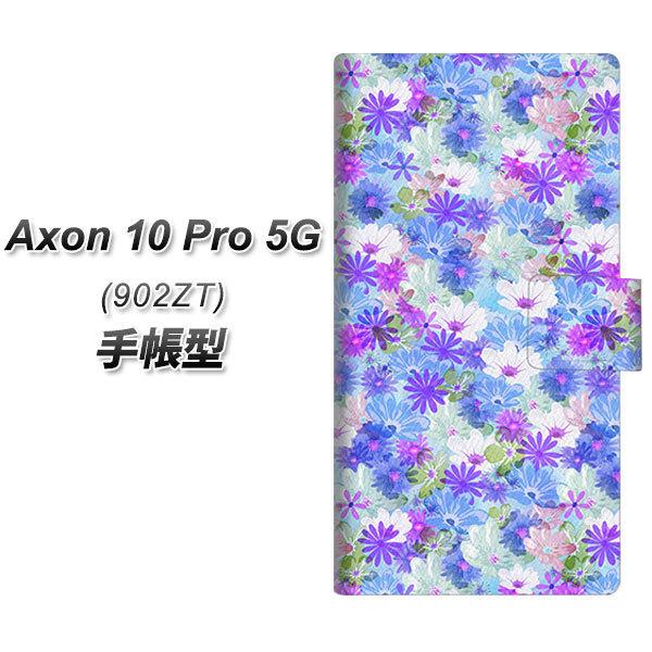 ZTE �A�N����10 Pro 5G 902ZT �蒠�^ �X�}�z�P�[�X SC875 ���o�e�B�v�����g �v���X�h�t�����[ �u���[ UV��� ���J��