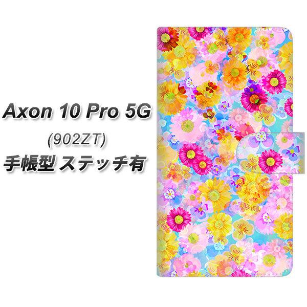 ZTE �A�N����10 Pro 5G 902ZT �蒠�^ �X�}�z�P�[�X �y�X�e�b�`�^�C�v�z SC870 ���o�e�B�v�����g �t���[���h�p���t�@�� �u���[ UV��� ���J��