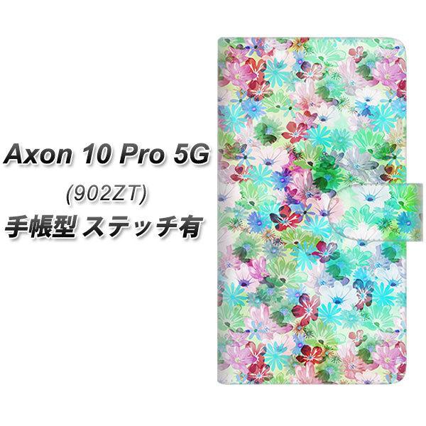 ZTE �A�N����10 Pro 5G 902ZT �蒠�^ �X�}�z�P�[�X �y�X�e�b�`�^�C�v�z SC872 ���o�e�B�v�����g �v���X�h�t�����[ �O���[�� UV��� ���J��