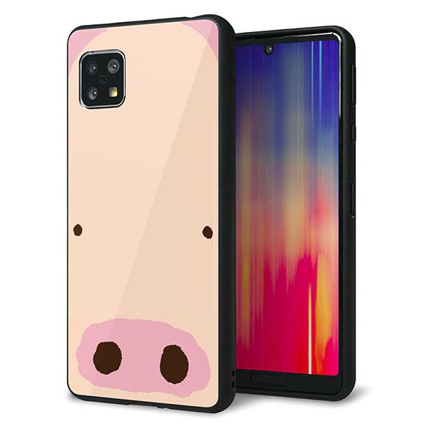 Y!mobile AQUOS sense4 basic A003SH �P�[�X �J�o�[ �w�� �K���X TPU �f�U�C�� �K���v�� 353 �Ԃ� ��� ���� ���[���֑�������