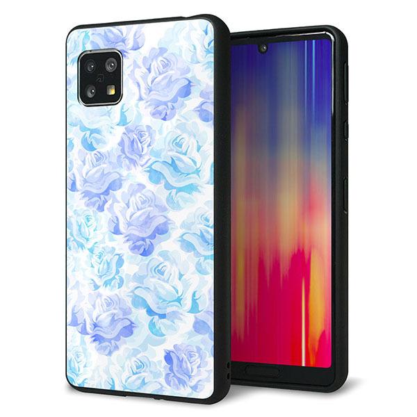 SoftBank AQUOS sense5G A004SH �P�[�X �J�o�[ �w�� �K���X TPU �f�U�C�� �K���v�� SC927 ���[�Y �u���[ ��� ���� ���[���֑�������