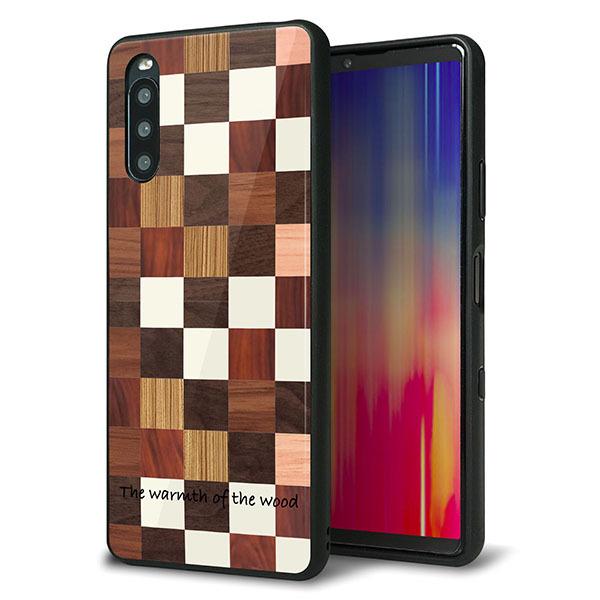 Y!mobile Xperia 10 III A102SO �P�[�X �J�o�[ �w�� �K���X TPU �f�U�C�� �K���v�� MA929 ��؍׍H �`�F�b�J�[ ��� ���� ���[���֑�������