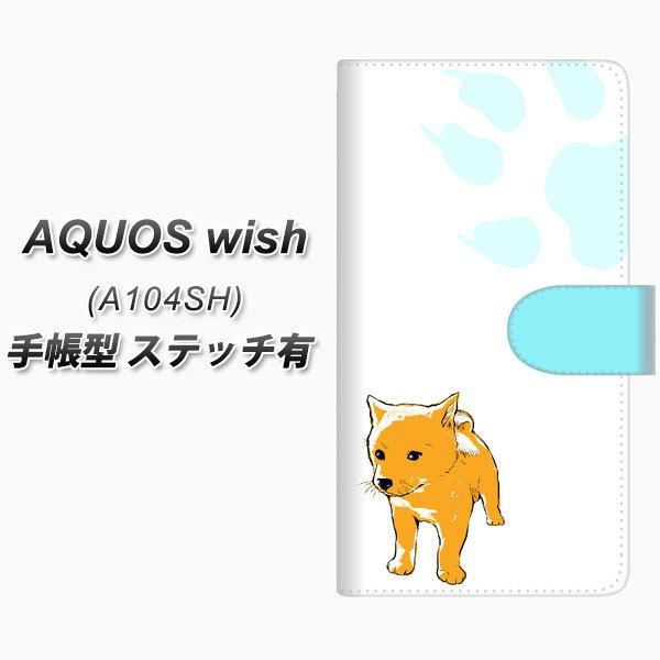 �A�N�I�X wish A104SH �蒠�^ �X�}�z�P�[�X �y�X�e�b�`�^�C�v�z YF999 �o�E���E10 UV��� ���J��