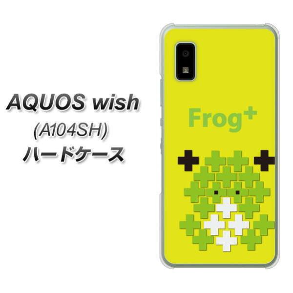 �A�N�I�X wish A104SH �n�[�h�P�[�X �J�o�[ IA806 Frog+ �f�ރN���A UV���