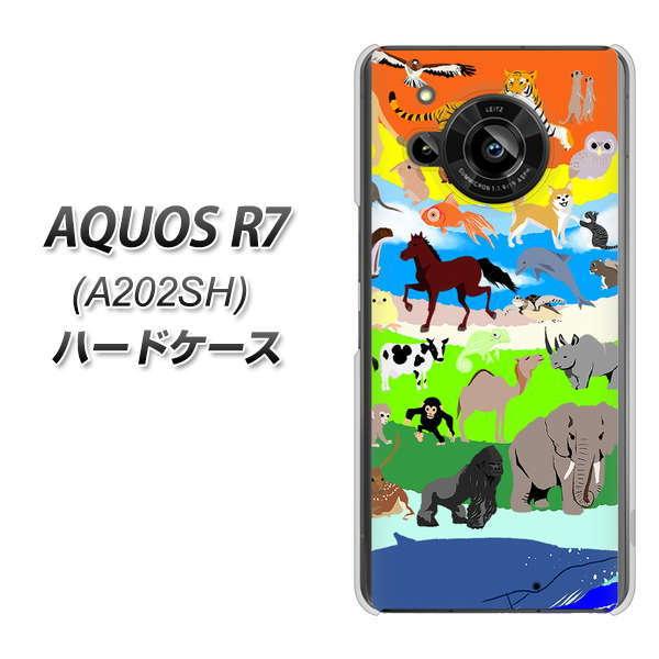 SoftBank AQUOS R7 A202SH �n�[�h�P�[�X YJ202 �A�j�}�� ���� �J���t�� ���킢�� �f�ރN���A UV���