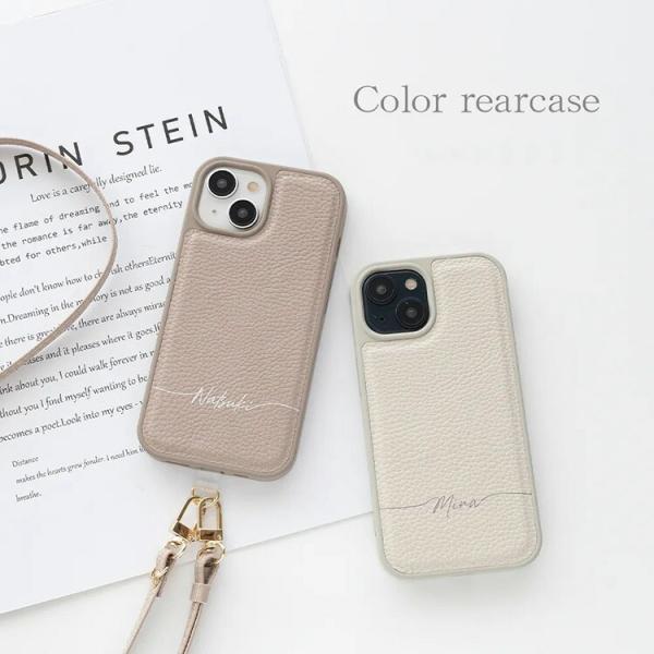 多機種対応 スマホケース カラー リアケース Simple 名入れ スマホショルダー対応 文字入れ ニュアンスカラー くすみカラー iphone17 Pro ケース iphone 16e