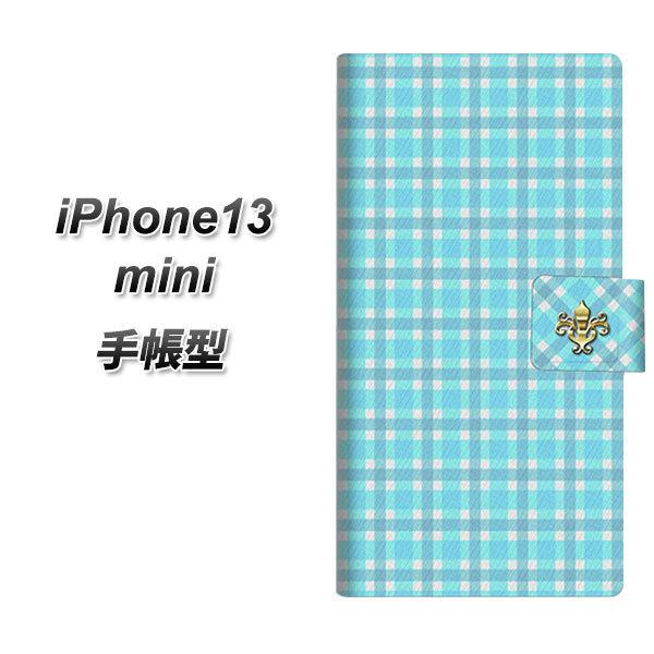 �A�C�t�H��13 mini 5.4�C���` �蒠�^ �X�}�z�P�[�X YB825 �`�F�b�N �u���[ UV��� ���J��
