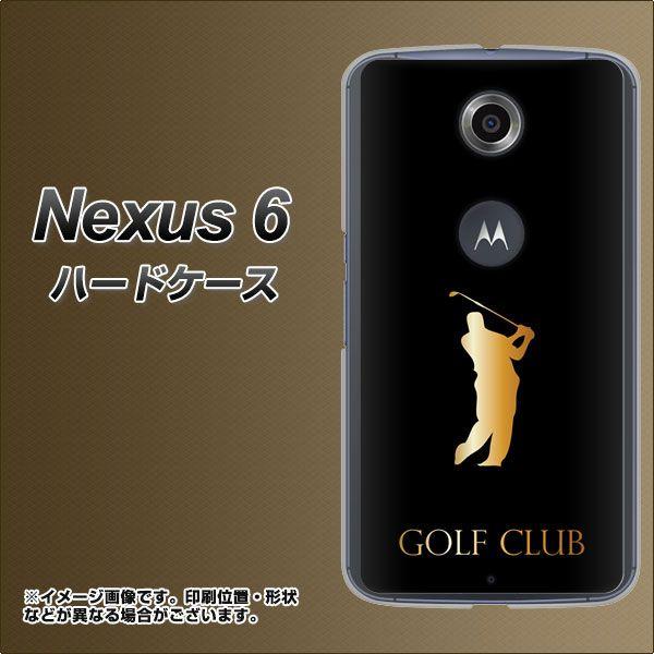 Nexus 6 NEXUS6 �n�[�h�P�[�X �J�o�[ 610 GOLFCLUB �f�ރN���A UV���
