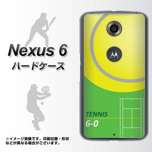 Nexus 6 NEXUS6 �n�[�h�P�[�X �J�o�[ IB920 TENNIS �f�ރN���A UV���