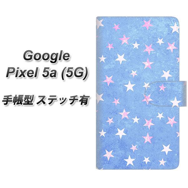Google Pixel 5a (5G) �蒠�^ �X�}�z�P�[�X �y�X�e�b�`�^�C�v�z SC887 �������܃L���L�� �u���[ UV��� ���J��