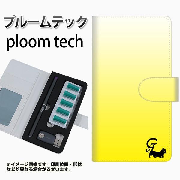 メール便送料無料 プルームテック ケース 手帳型 ploomtech ケース 【YI848 イニシャル ネコ G】