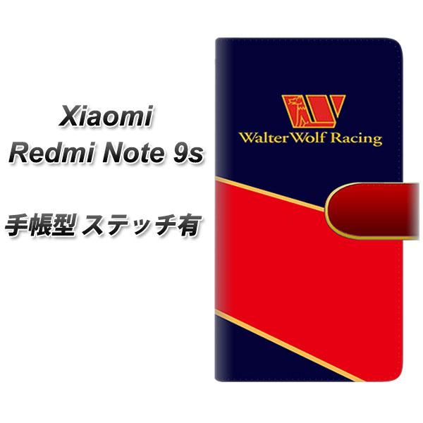 シャオミ Redmi Note 9s 手帳型 スマホケース 【ステッチタイプ】 YD960 ウォルターウルフ01 UV印刷 横開き