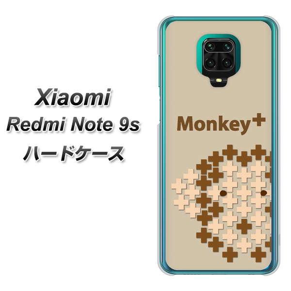 �V���I�~ Redmi Note 9s �n�[�h�P�[�X �J�o�[ IA803 Monkey+ �f�ރN���A UV���