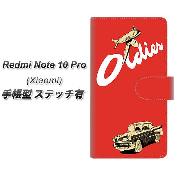 �V���I�~ Redmi Note 10 Pro �蒠�^ �X�}�z�P�[�X �y�X�e�b�`�^�C�v�z YJ144 �A�����J�� UV��� ���J��